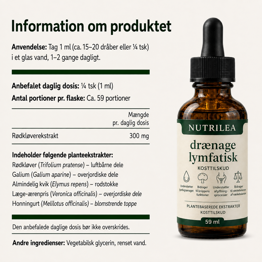 Dråber til lymfedrænage
