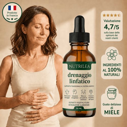 Gocce per il drenaggio linfatico - Nutrilea