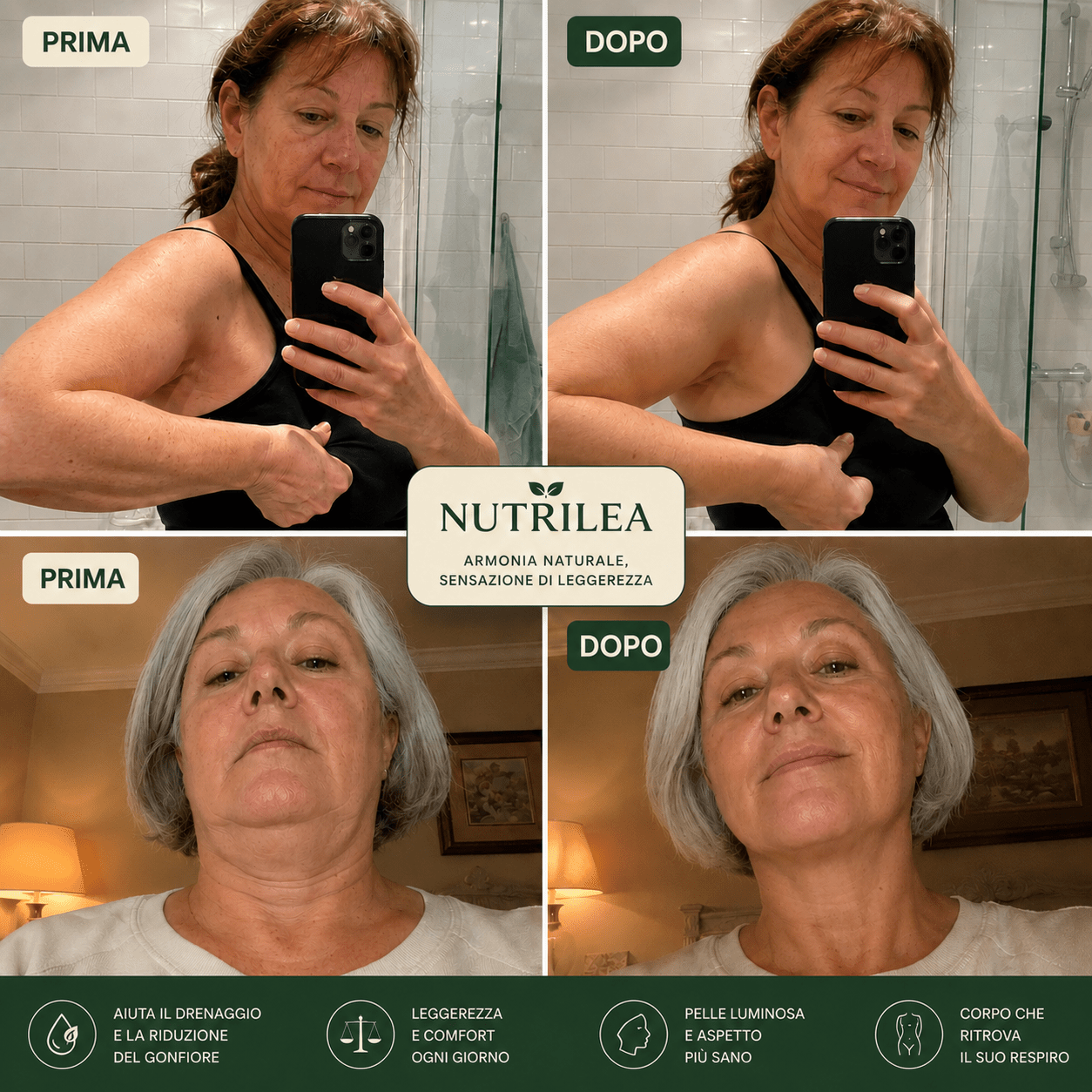 Gocce per il drenaggio linfatico - Nutrilea